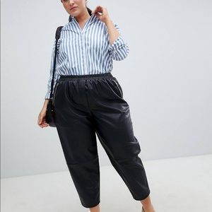 ASOS Curve Faux Leather Pants